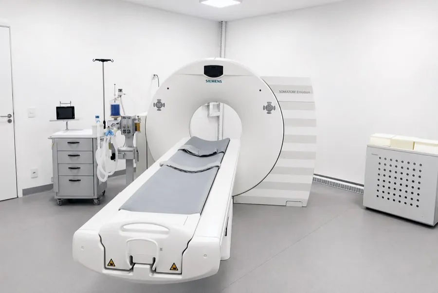 Sala de tomografia