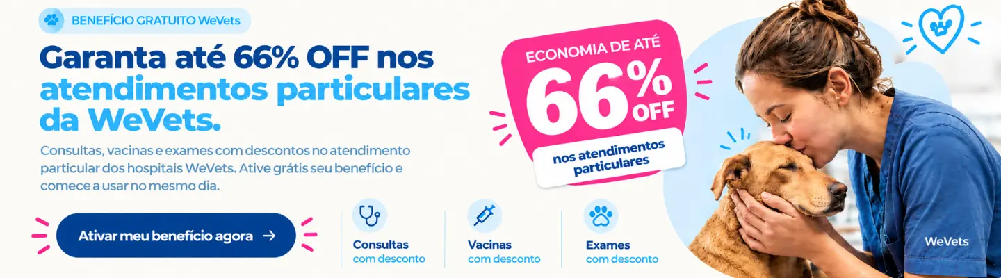 WeVets: hospital veterinário 24h, plano de saúde pet e mais!
